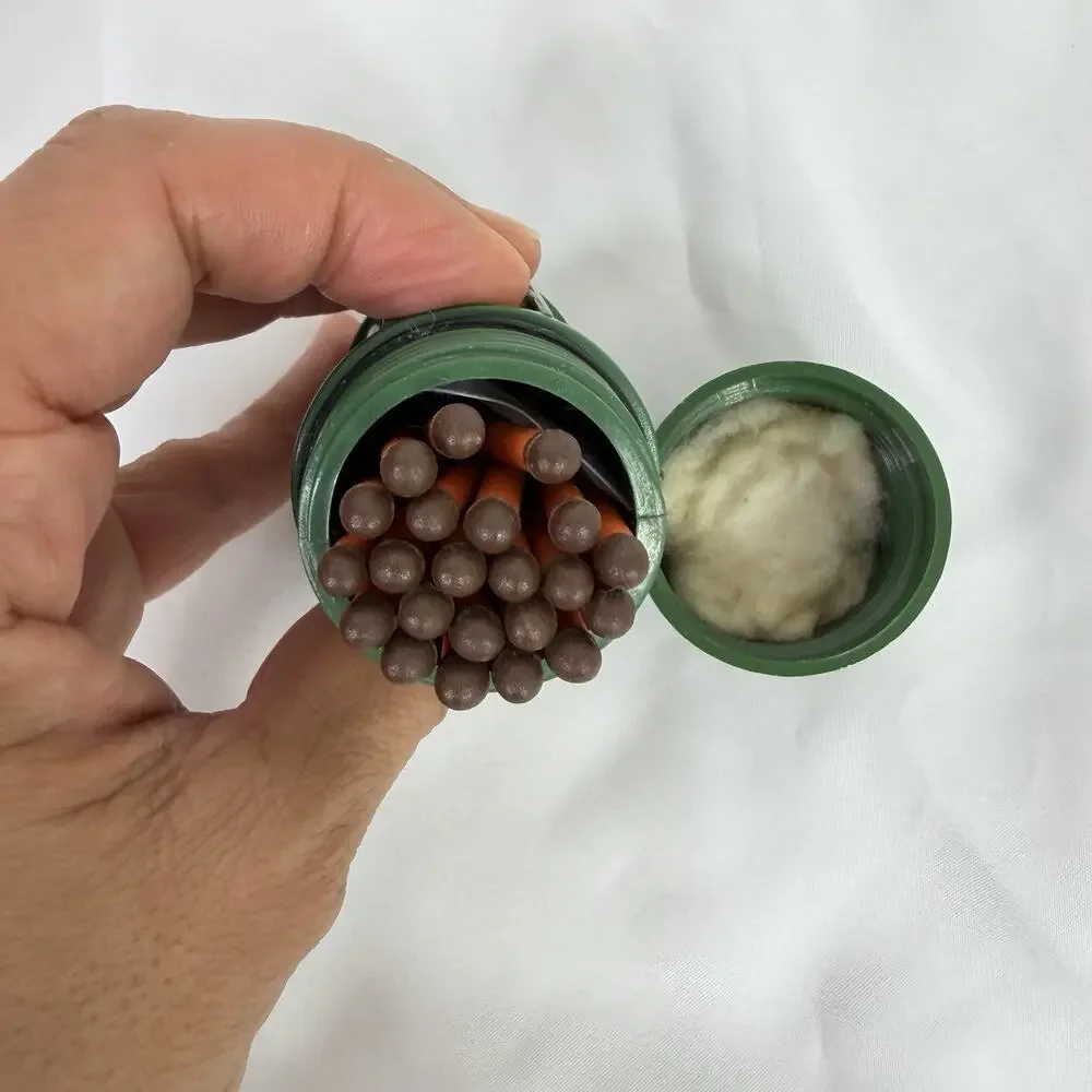 Restoration Hardware Storm proof Matches In Container And Box, camping, hiking